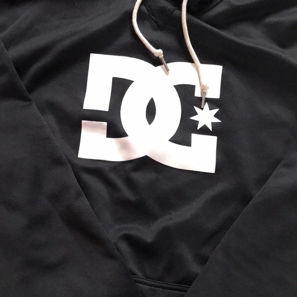 DC Other - black and white DC hoodie